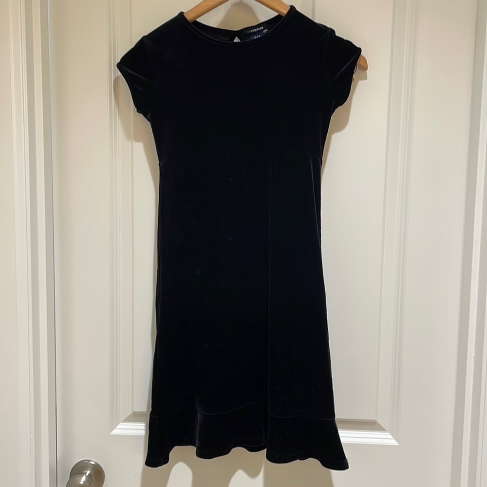 Gap Girls velvet stretch dress